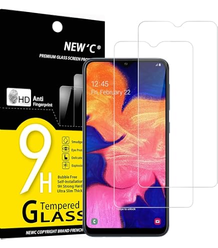 MoEx Pellicola in Vetro temperato Compatibile con Samsung Galaxy A10, Pellicola Protettiva infrangibile per Display, Pellicola in Vetro Anti sfondamento Crystal Clear, 2 Pezzi