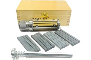 Rahish Tools Engine Cylinder Hone Kit 50mm to 75mm Adjustable Handheld Honing Machine Tool Kit with 16 Stones Sizes 4"x3/8"x3/8" - Works for Mid-size to Larger Car Engines