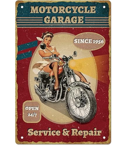 LANOLU Retro metalen bord echte mannen rijden motorfiets - cadeau-idee voor mannen en bikers - grappige blikken borden spreuken, bord voor werkplaats en garage - deco vintage metalen bord 15x20cm