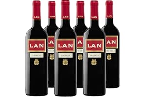 BODEGAS LAN, S.A. Vino Tinto LAN Crianza D.O.Ca. Rioja - 6 botellas de 750 ml - Total: 4500 ml