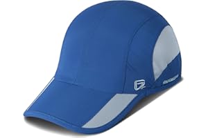GADIEMKENSD Quick Dry Sports Hat UPF50+ Soft Outdoor Run Cap (56-60cm)