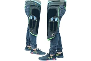 EQUESTRIAN STORE Farrier Blacksmith Tablier réglable en daim véritable de qualité supérieure 65 cm - 25 pouces - Pour homme et femme, Noir et vert., 59 cm- 23"