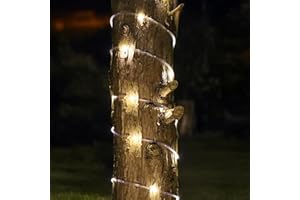 SOLAR CENTRE SolarCentre® Shoreham USB Outdoor Solar Rope Lights 100 LEDs - Powered by Mini Leaf