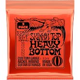 Ernie Ball Skinny Top Heavy Bottom Slinky Nickel Wound Electric Guitar Strings 3 Pack - 10-52 Gauge