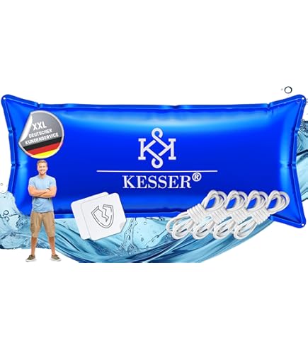 3 Poolkissen Für Winterabdeckung - PVC Luftkissen 120x120cm Mit Ösen