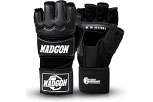‎MADGON MADGON MMA Handschuhe Profi - professionelle Qualität - hochwertige Konstruktion - Boxen, Training, Sandsack, Boxsack, Freefight, Grappling, Kampfsport - Boxhandschuhe