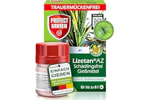 PROTECT GARDEN Lizetan Trauermückenfrei 30 ml – Effektives Mittel gegen Trauermückenlarven & Bodenschädlinge, Neemöl, Schädlingsbekämpfung, geruchlos, einfache Anwendung