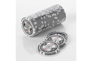Squirrel Poker 15G Poker Chips - Design Poker Club 15G Poker Chips Colour = Grey, Value = $1