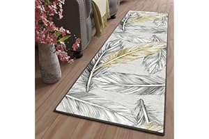 LYYK Tappeto Bagno Moderno Antiscivolo Lavabile Antimacchia Motivo Geometrico Tappeto Runner Cucina per Bagno Cucina Soggiorno Camera da Letto, 40x160cm Color15