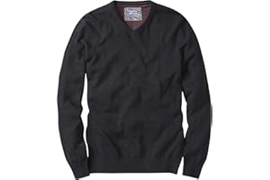Charles Wilson Men's Fine Knit Cotton V-Neck Jumper