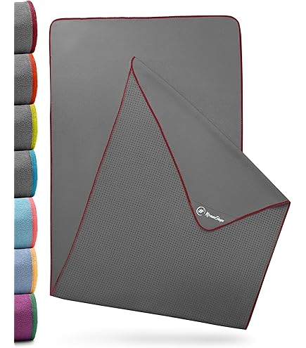 Asciugamano Yoga Antiscivolo Morbuy | Microfibra | 185x65cm | Per Pilates E Fitness | Design Assorbente - Foto 5