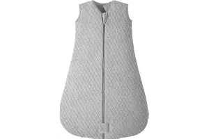 Yoofoss Saco de Dormir para Bebé de Invierno Algodón 2.5 TOG Manta Envolvente para Dormir Súper Cálido para Unisex Niñas Niños 0-6 Meses Gris