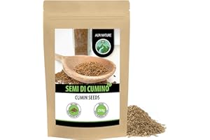 Alpi Nature Semi di Cumino 250g, Cumino Semi Interi e Crudi per Cucina e Mix di Spezie