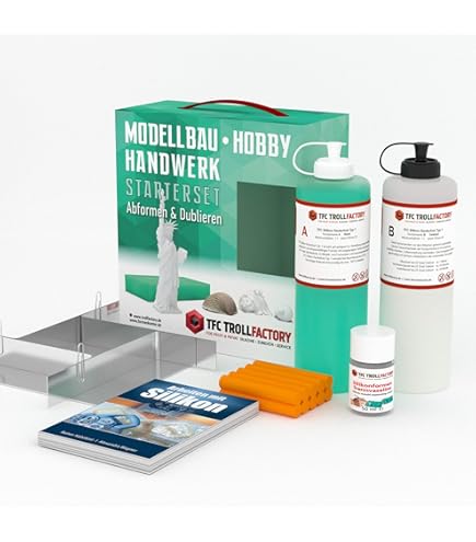 Nicpro Silikonformen-Set 4 Kg – Lebensmittelecht Zum Gießen Von Harz, Seife, Kerzen