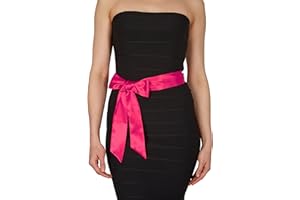 BlackButterfly Mariage Noeud Papillon Demoiselle d'honneur de Bal Ceinture de Satin