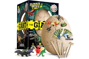 Dr. Daz Dinosaurieutgrävning Stort Ägg Leksaker för Barn Dino Ägg Utgrävning Födelsedagsfest Set Barnfödelsedagsgåvor Pojkar Från 6 7 8 9 10 År