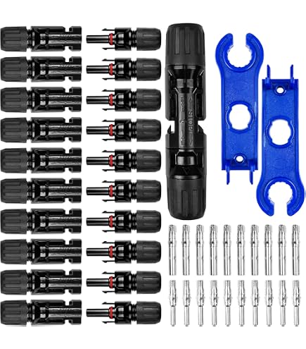 Kit Connexion Solaire KEEHOM - Câble Y 4-6mm² + Connecteurs IP68 - Pour Panneaux Photovoltaïques