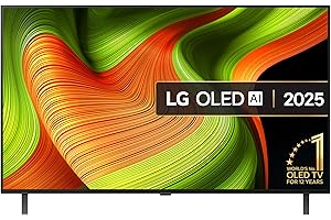 LG OLED48B56LA 48-Inch OLED AI 4K UHD Smart TV, (α8 AI Processor, Dolby Atmos, Freeview Play and Amazon Alexa, 120Hz) [Model 2025]