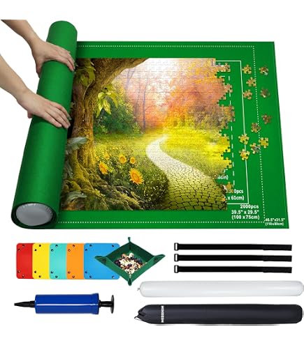 Tapis de puzzle 500 à 2000 pièces - Rue des Puzzles