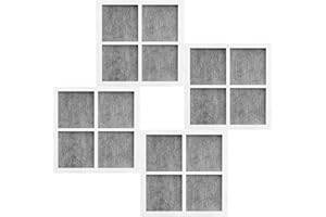 PARTSEE Fresh Luftfilter für Kühlschrank, Kompatibel mit LG Pure N Fresh ADQ73214405 ADQ73214404 ADQ73214408, Antibakterieller Pur Air Kühlschrankfilter (4 Stück)