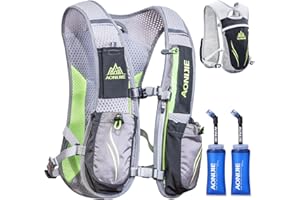TRIWONDER Sac Trail 5,5L Gilet d'Hydratation Sac à Dos Hydratation Léger pour Marathon Randonnée VTT Course Running Homme Femme