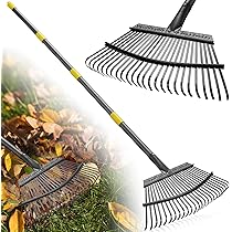 Rateau à Feuilles Râteau De Jardin En Métal Pour Feuilles De