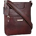 mtuggar Leather Sling Messenger Bag Unisex. I Multipurpose Crossbody Bag I Travel Bag I Utility Bag I with Adjustable Strap Brown