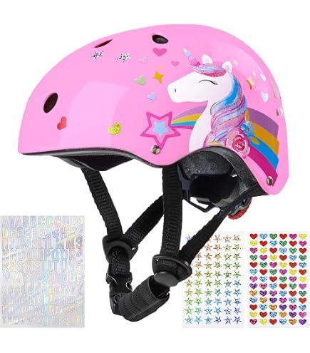 TOIMSA Vélo Licorne 14 Pouces Pour Enfants 4-6 Ans - Vélo Fille Coloré Et Amusant