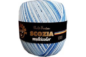 FILATI ITALIANI Filo di Scozia Multicolor (sfumato Blu)