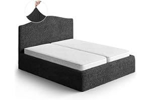 Paulato - Vestiletto Matrimoniale in Microfibra Tinta Unita, Tessuto Bielastico Antigraffio Lavabile in Lavatrice, Certificato OEKO-TEX Standard - Made in Italy