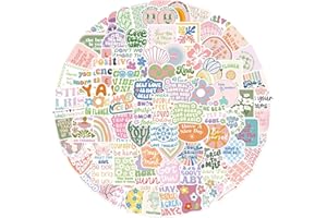 INSPUTOL Dänische Pastell-Aufkleber, bunt, niedlich, ästhetisch, wasserdicht, für Teenager und Mädchen, Laptop-Computer, Skateboard, Gitarre, Handyhülle, Kühlschrank, 100 Stück