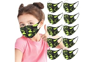 YPINGLONK 1/3/5/8/10 Piezas Bufanda para niños, Corona Infantil impresión Bufanda Encantadora para Actividades al Aire Libre, Escuela, Fiesta, Diario-10118-7