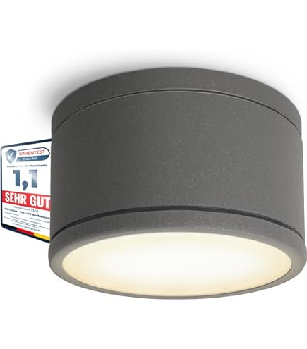 LED Surface Mounted Light Rond - Argent 7 Watt Blanc Neutre GU10