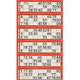 Bingo Tickets Flyers Singles Quickies - 6 Tickets Per Flyer - Pack Of 6000