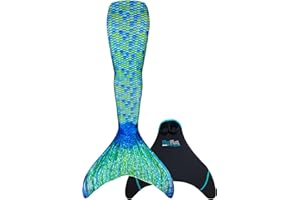 Fin Fun Meerjungfrauenflosse ab 14 Jahre mit verstärkten Flossenspitzen - Monoflosse inklusive Meerjungfrauenflosse in originaler Qualität