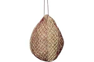 LeMieux Hippo Hay Net Horse Greedy Feeder - Durable Long Lasting Yard Feeding Bag with Small Holes