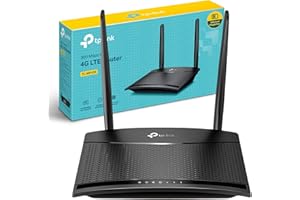 TP-Link TL-MR100 300 Mbps Wireless N 4G LTE Router, Supports Up to 32 Devices, 4G Router With Sim Slot, WiFi Mode, Parental Controls, Guest Network, Encryptions for Secure Network, Easy Setup
