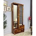 Wood Vestal Sheesham Wood Dressing Table with Double Door | Wooden Dressing Table | Sheesham Wood | Bedroom Furniture, Brown