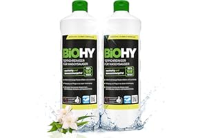 BIOHY Pulitore di Tappeto per aspirapolvere (2 Bottiglie da 1l) | Adatto a Tutti Gli aspirapolvere | elimina Senza Sforzo Tutte Le Macchie (Waschsauger)