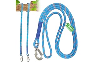 Siyrdxcbt 2 Piezas Cuerda Hamaca Hammock Straps Correas para Hamacas de Conexión Columpio de 1,2 m con una Capacidad Carga 200 kg para Camping Vacaciones la Playa, Entretenimiento en Interiores