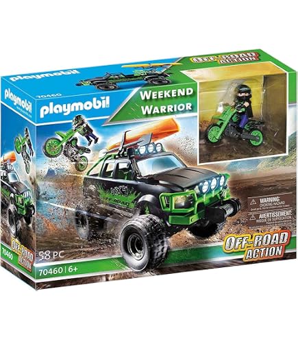 Lbcv Playmobil 4228 pick-up et quad - Jeux & Jouets