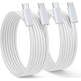USB C Cable Fast Charging 60W [2Pack 1M] PD 3.0 Fast Charging Cable Type C | Nylon Charger, USB Type C Cable for iPhone 17 16