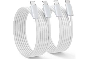 USB C Kabel 1M 2Pack 60W Ladekabel USB-C PD 3.0 Schnellladekabel USB C auf USB C Kabel für iPhone 15 16 Pro Max, Samsung Galaxy S24/S23/S22, Pixel 7 iPad Pro MacBook Air Tablets usw