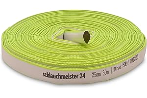 CALEIDO-CONCEPT IDEEN FÜR DEIN LEBEN Ø 25 mm – 1 Pollice, 50 Metri di Tubo in Tessuto | Industriale | da Costruzione | Piatto