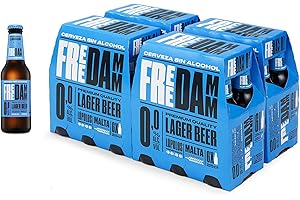 Free Damm | Cerveza Sin Alcohol 0,0 | Todavía Más Sabor| Caja 24 Botellas 25cl