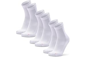 DANISH ENDURANCE Calcetines Deporte Hombre y Mujer de Media Caña, Pack de 3 o 5 - Ropa Deportiva, Padel, Running, Gym, Crossfit