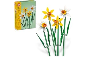 LEGO Botanicals Nergis 40747- Dekoratif, Koleksiyonluk ve Sergilenebilir Çiçek Modeli Yapım Seti (216 Parça)