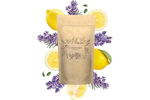 SCENTERED SERENITY Lemon Lavender Luscious Carpet Freshener – Natural Essential Oils Blend, Shake + Vac Style Carpet Freshener, Lasting Fragrance, Easy Sprinkle Format, Safe on All Carpet Types