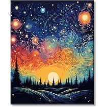 Malen Nach Zahlen Set „Erdmännchen“ – 20x40 Cm Leinwand Mit Acrylfarben & Pinseln, DIY Geschenk