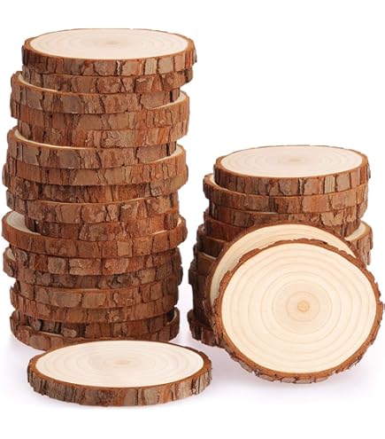 Piedino in legno serie dekor - ø 53 - h.60 mm. - ciliegio